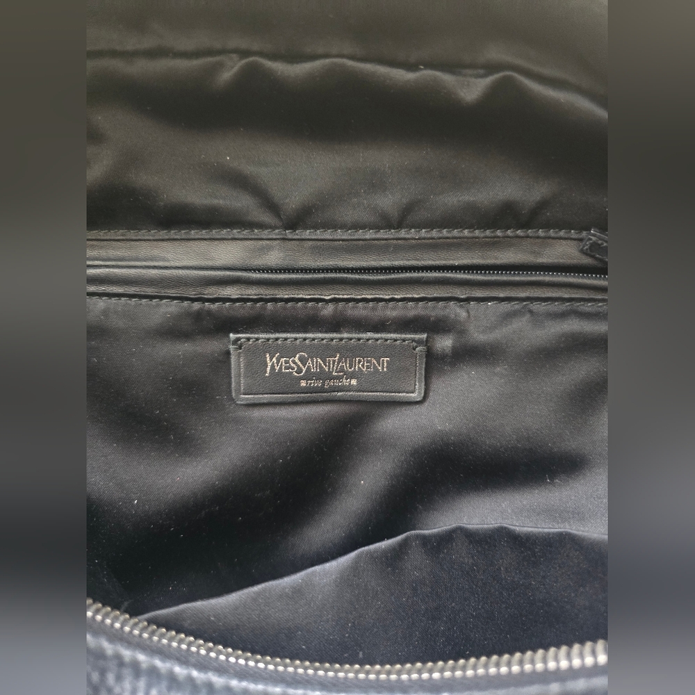 Yves Saint Laurent Black Leather Lover Bag - Picture 15 of 17